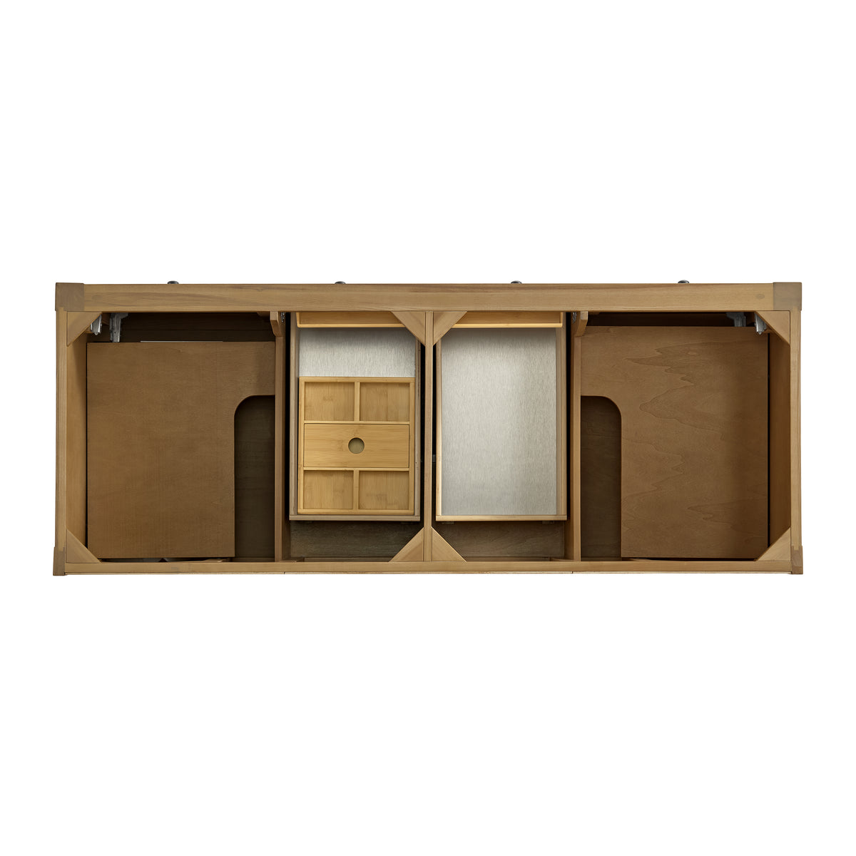 James Martin Breckenridge 60" Double Bathroom Vanity, Light Natural Oak, view 29