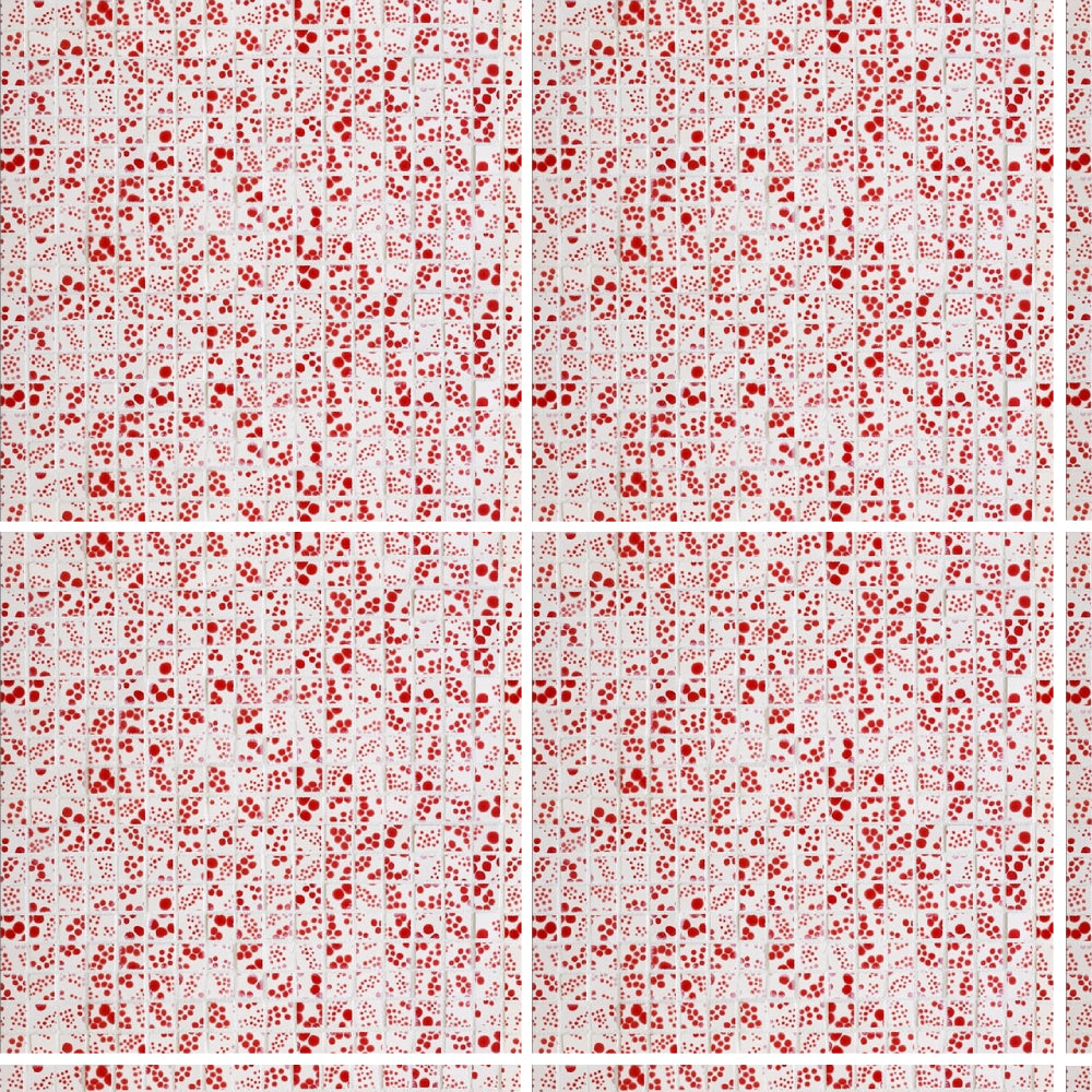 Rubin Glossy Polca Colore Look Ceramic Mosaics 11 1/2x11 1/2 Ceramic Glossy 12x12 Mosaics
