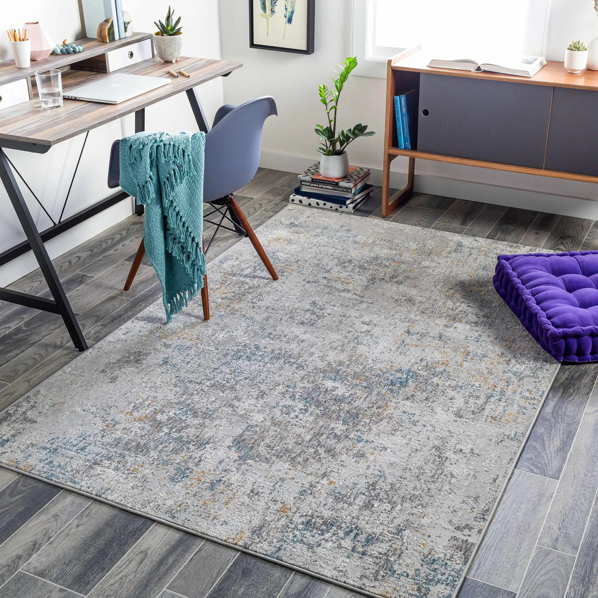 Rufe Area Rug - Clearance, installed in a room