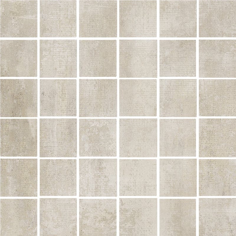 Runway Ash Honed 2x2 Porcelain Honed 12x12 Mosaics