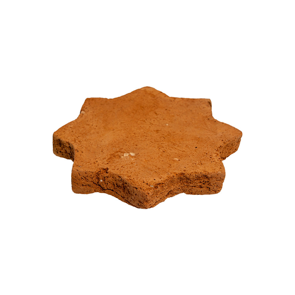 Rustic Cotto Natural Star Terracotta Tiles 4x4 Terracotta Natural 4x4 Tiles — 1