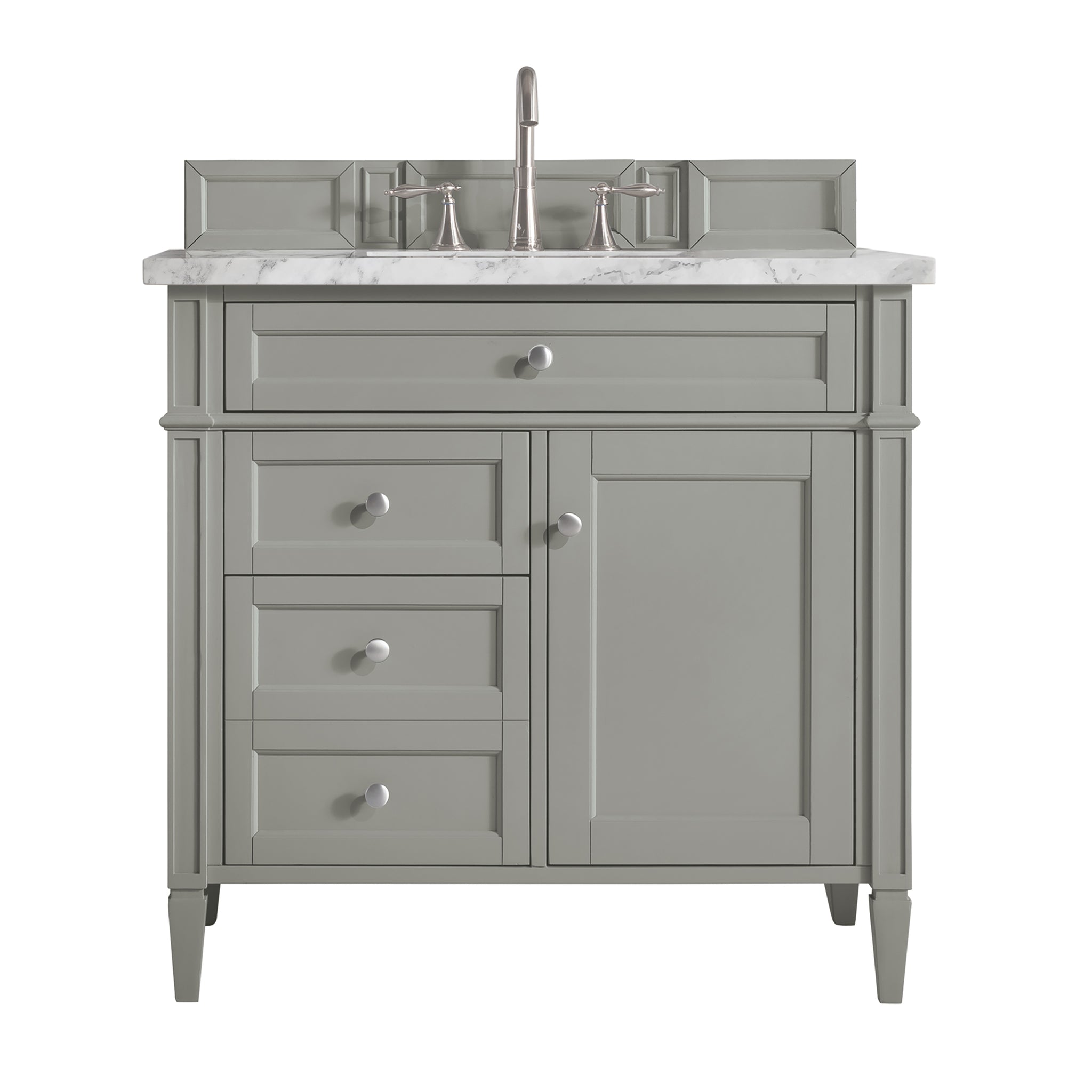 James Martin Brittany 36" Single Bathroom Vanity, Urban Gray, view 32