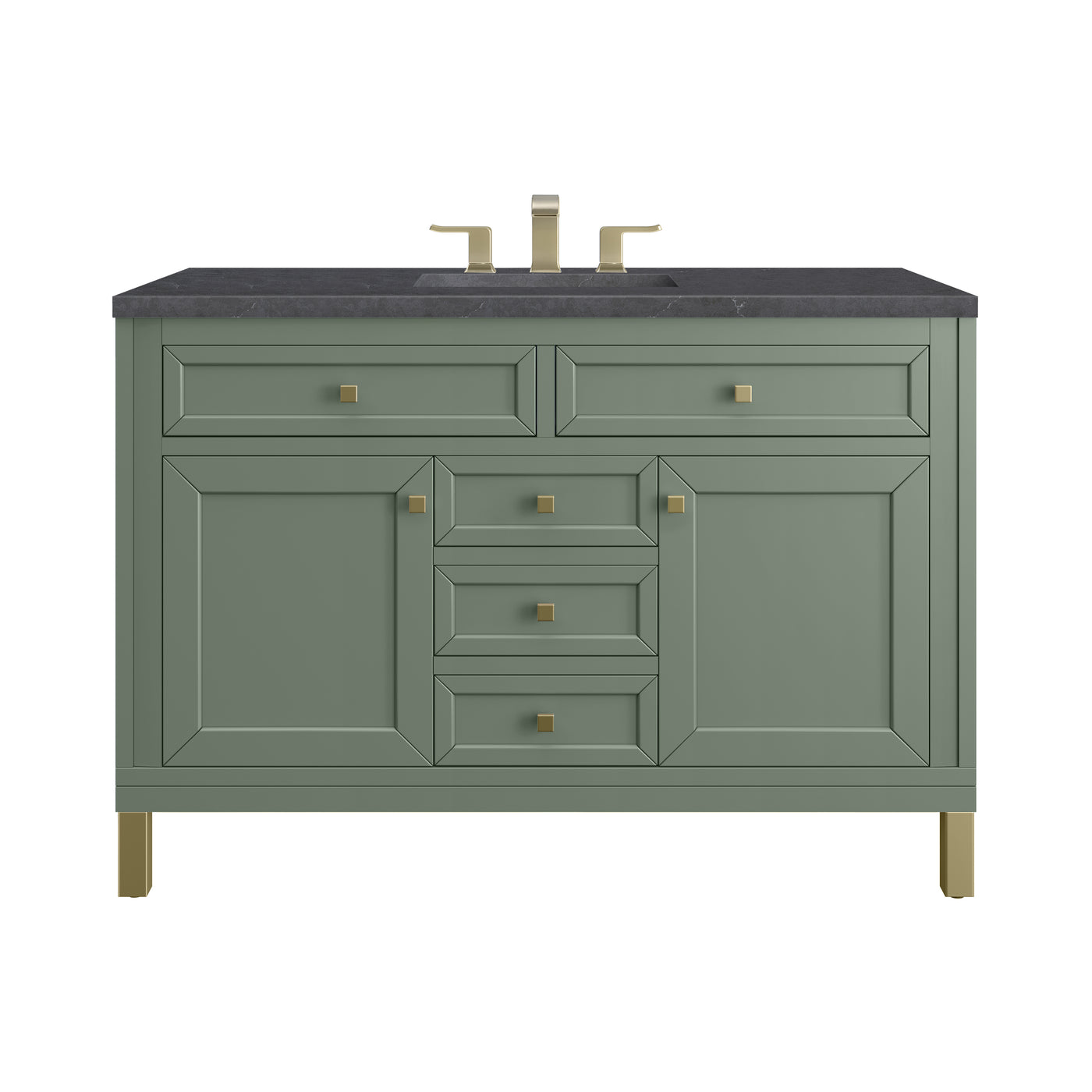 James Martin Chicago 48" Single Bathroom Vanity, Smokey Celadon, view 32