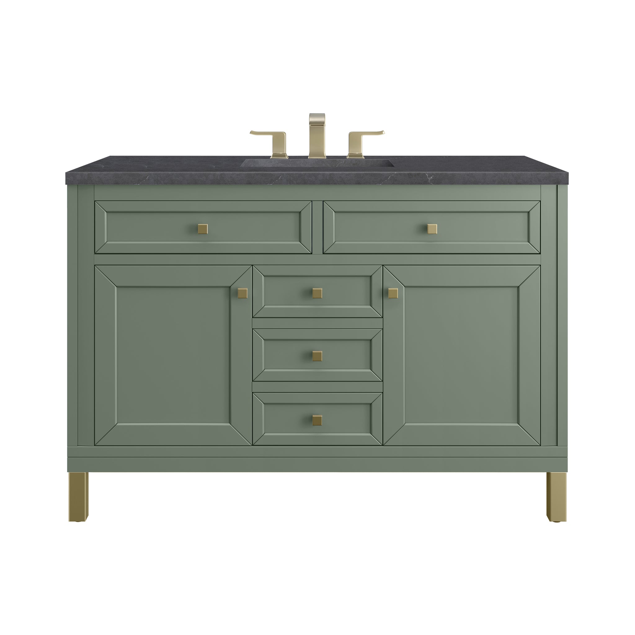 James Martin Chicago 48" Single Bathroom Vanity, Smokey Celadon, view 32