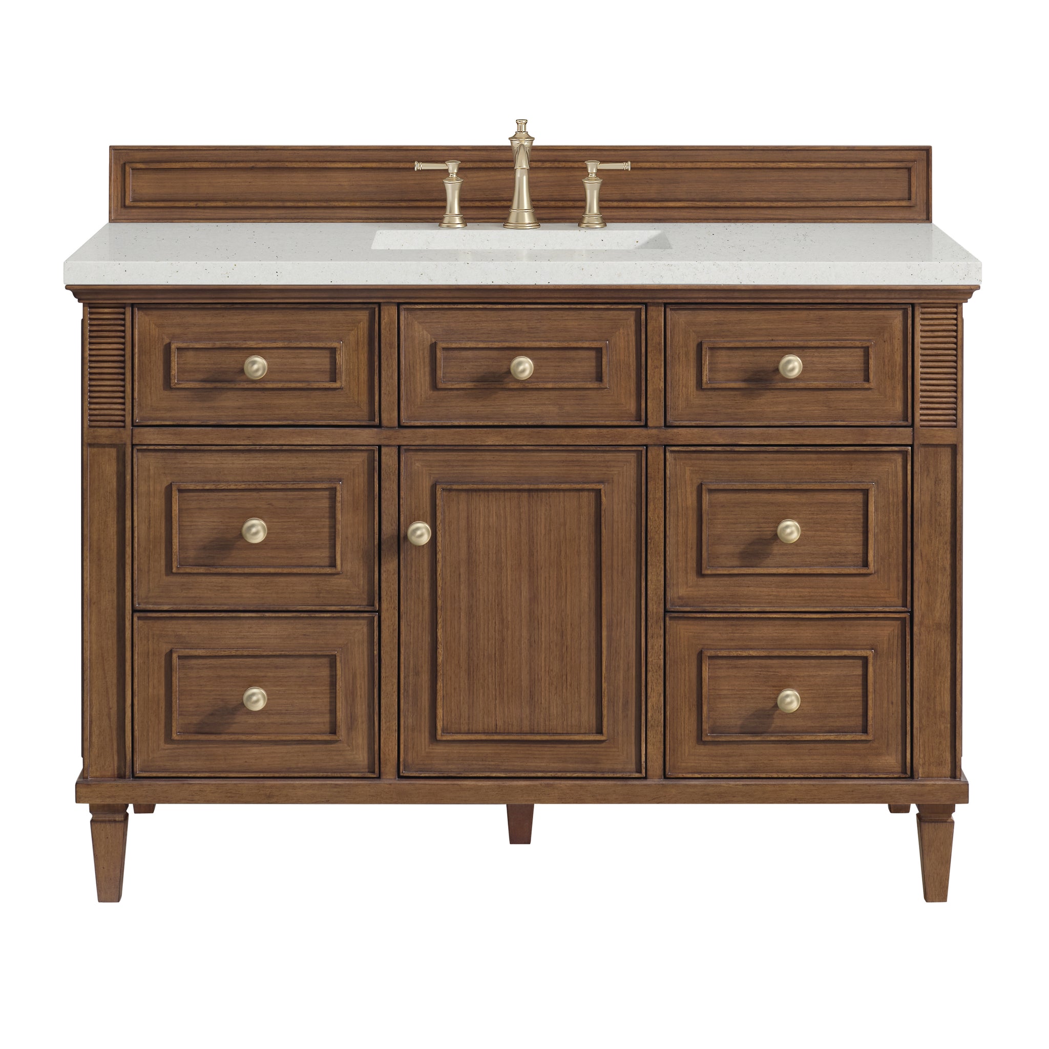 James Martin Lorelai 48" Single Bathroom Vanity, Mid-Century Walnut, view 27