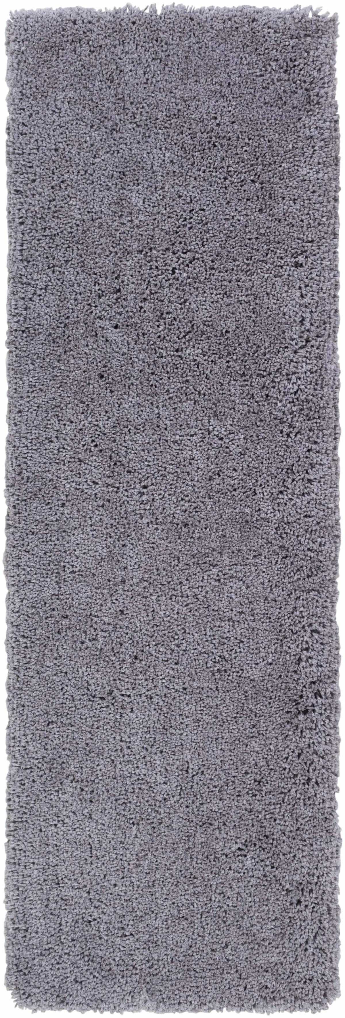 Tingly Solid Grey Shag Rug - Clearance, photo 9 of 10