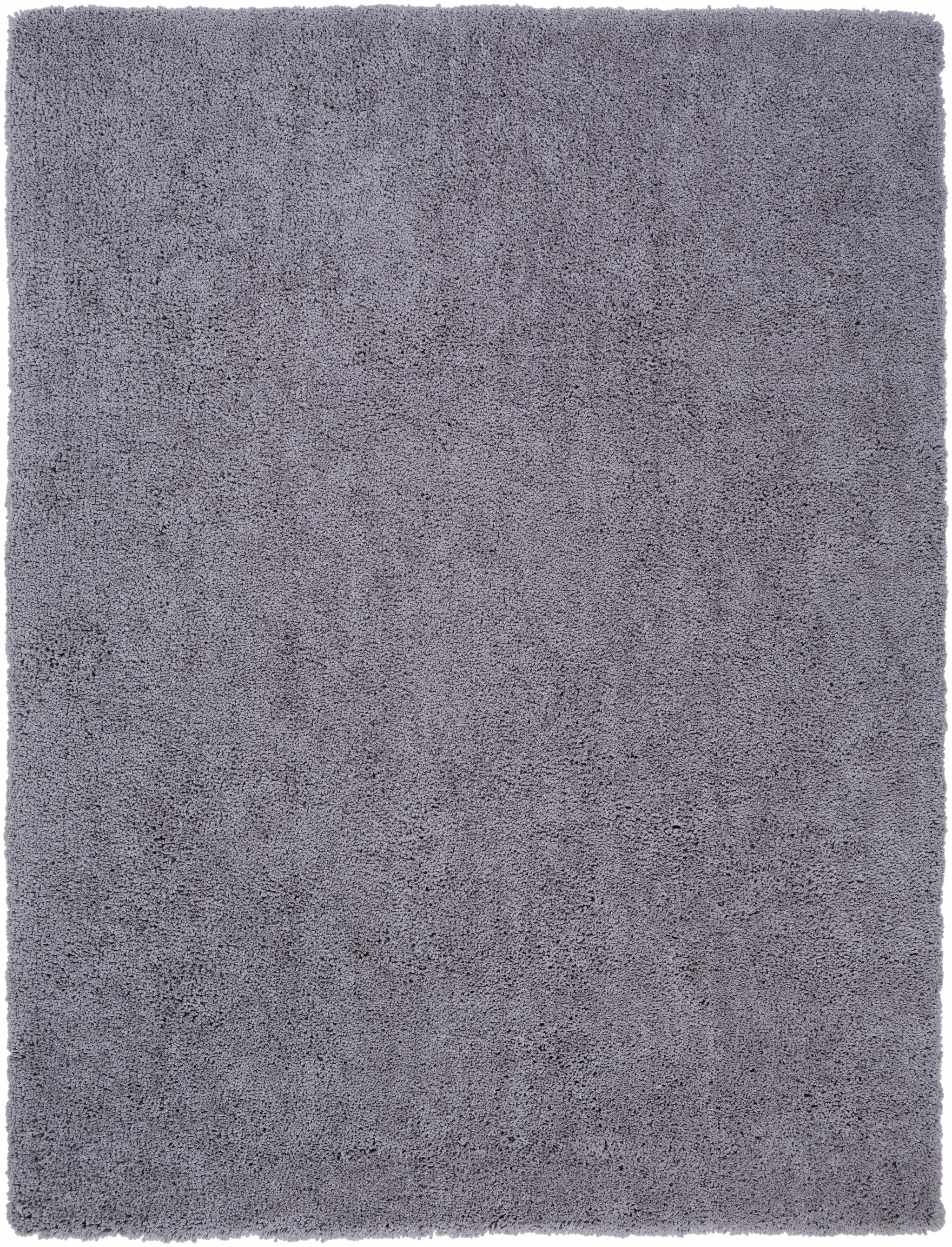 Tingly Solid Grey Shag Rug - Clearance by Boutique Rugs