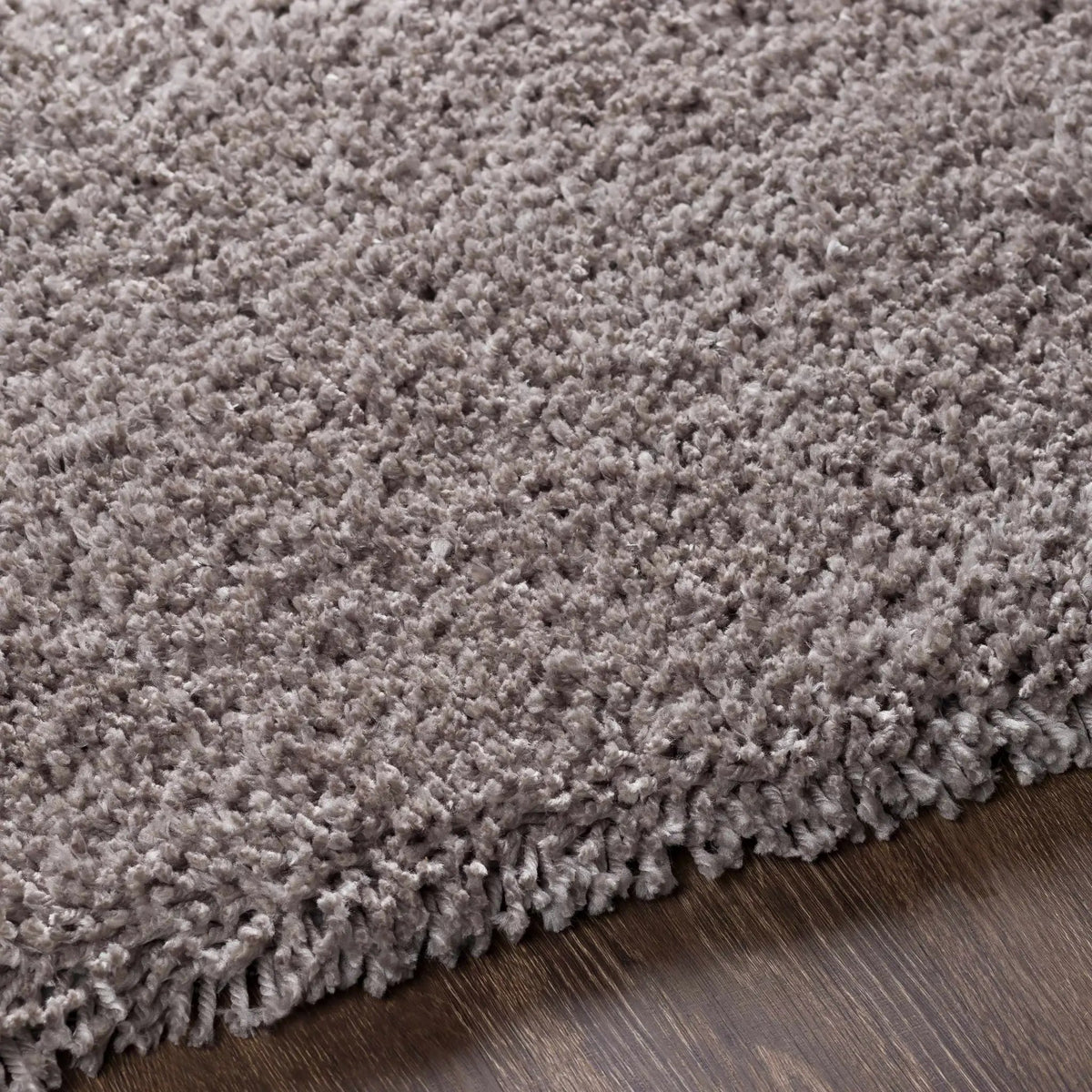 Tingly Solid Grey Shag Rug - Clearance, photo 5 of 10