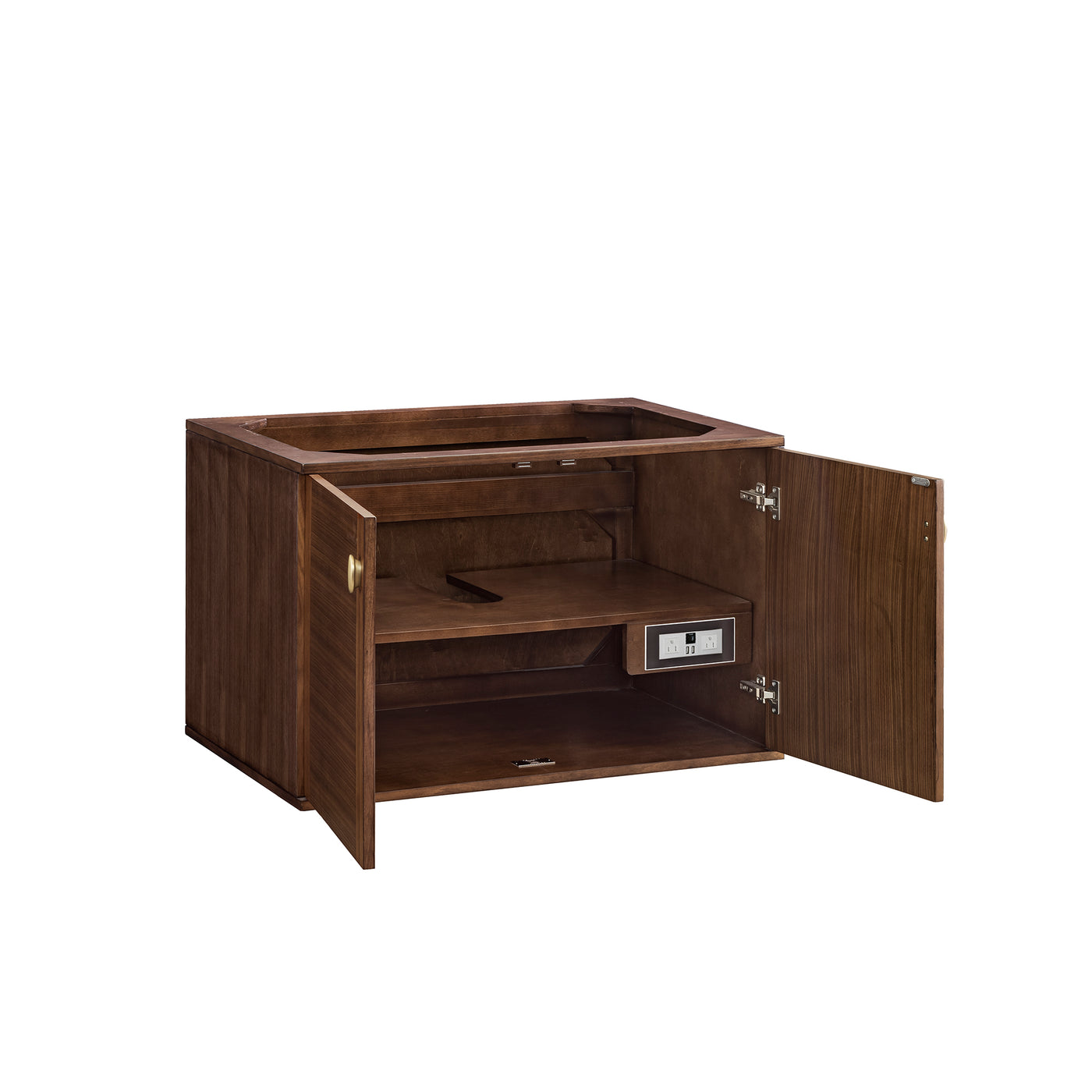 James Martin Amberly 36" Dual Mount Single Bathroom Vanity, Mid-Century Walnut, view 18