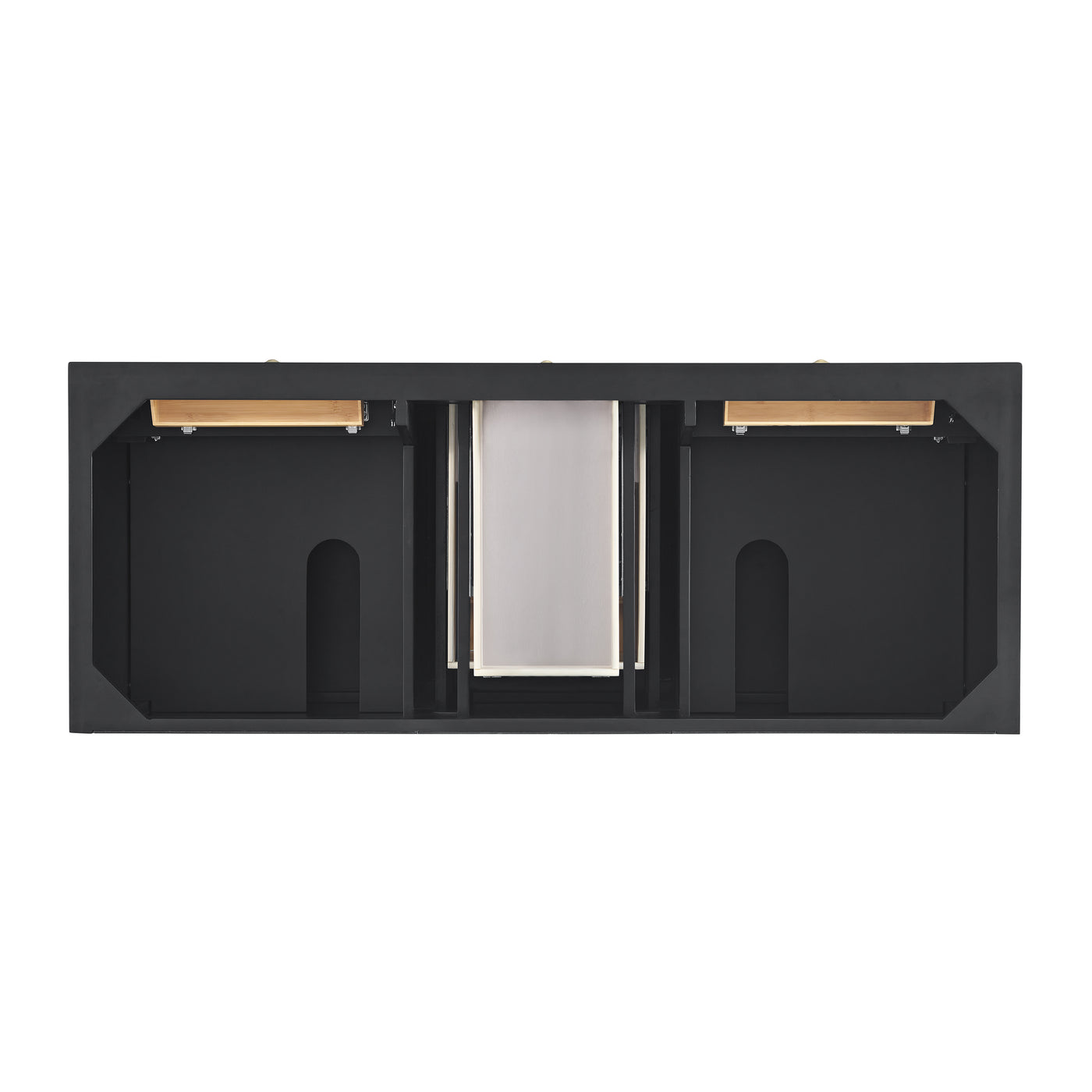 James Martin Lorelai 60" Double Bathroom Vanity, Black Onyx, view 20