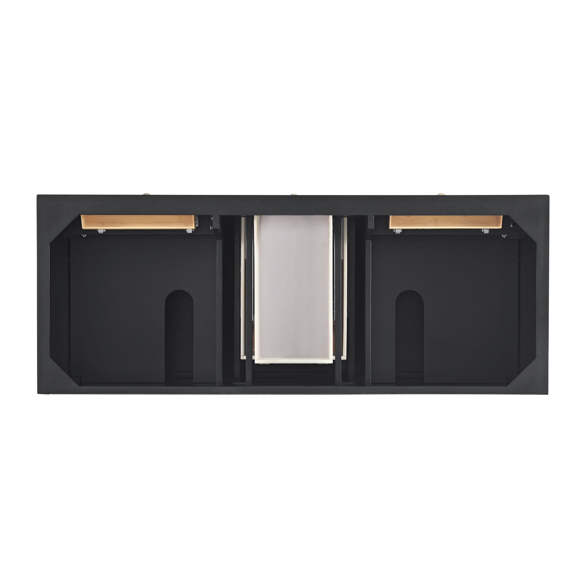James Martin Lorelai 60" Double Bathroom Vanity, Black Onyx, view 20