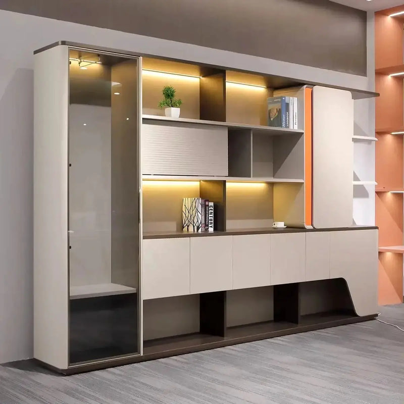 Harbord · Modern Office Shelves w/ Lighting, Storage by Arc Grove