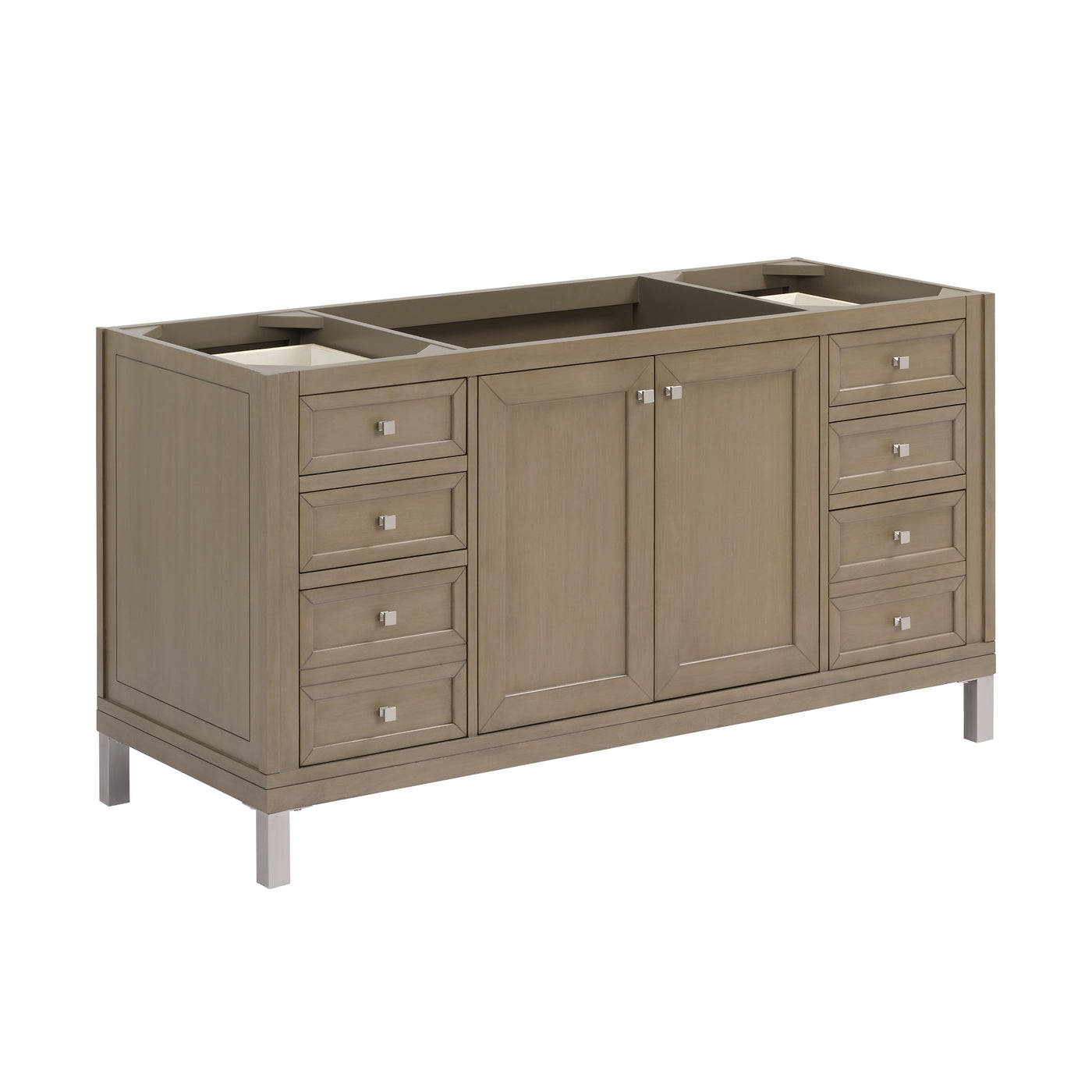 James Martin Chicago 60" Single Bathroom Vanity, Walnut Whisper, view 14