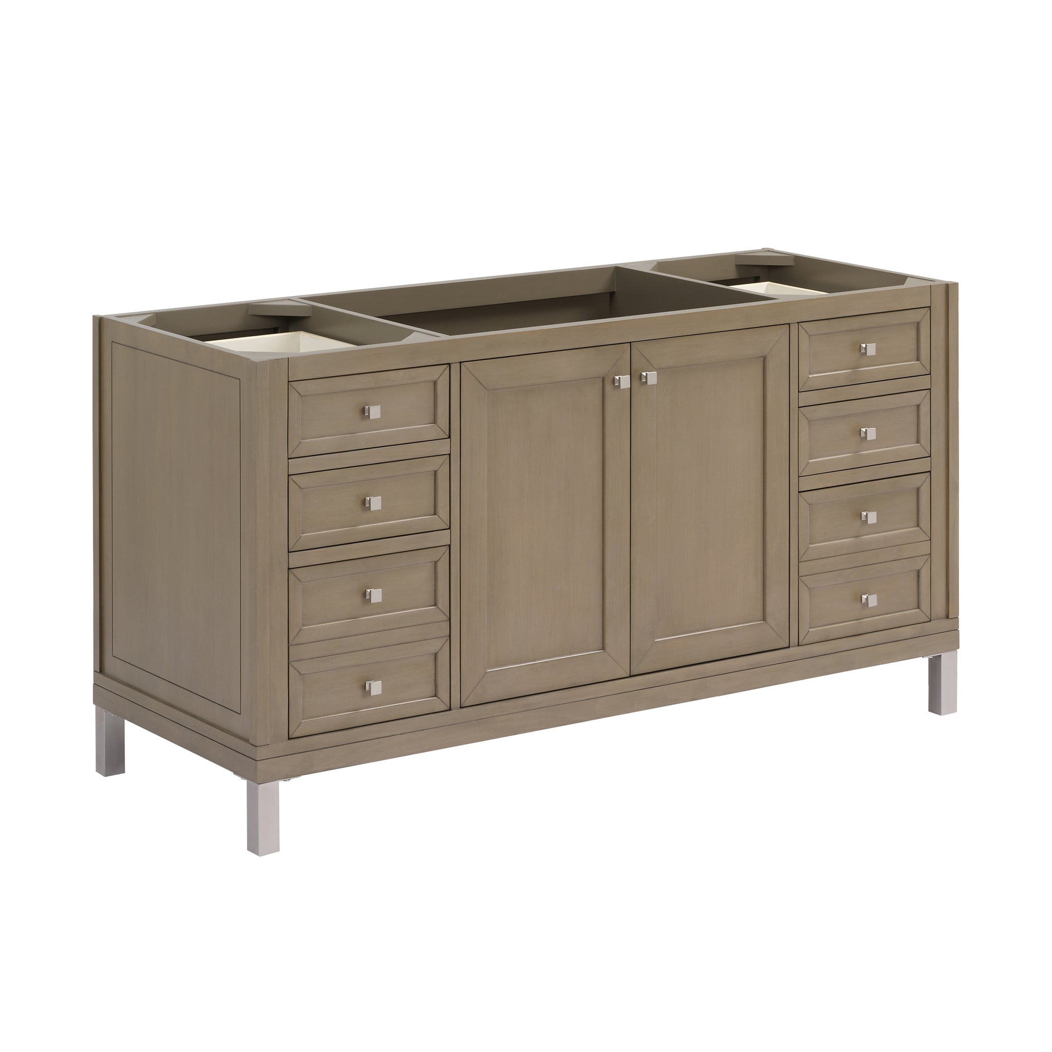 James Martin Chicago 60" Single Bathroom Vanity, Walnut Whisper, view 14