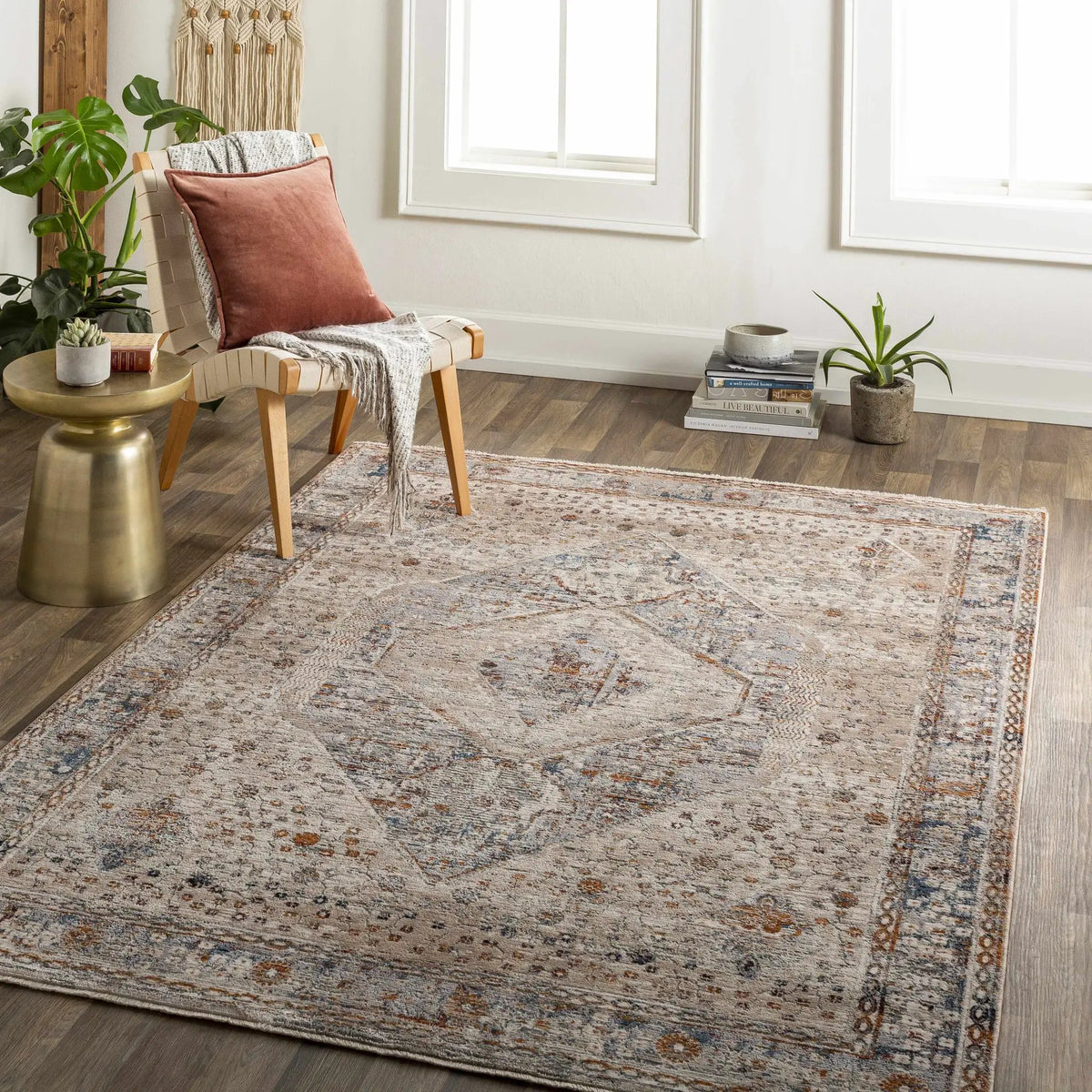 Roy Boutique Area Rug, installed in a room