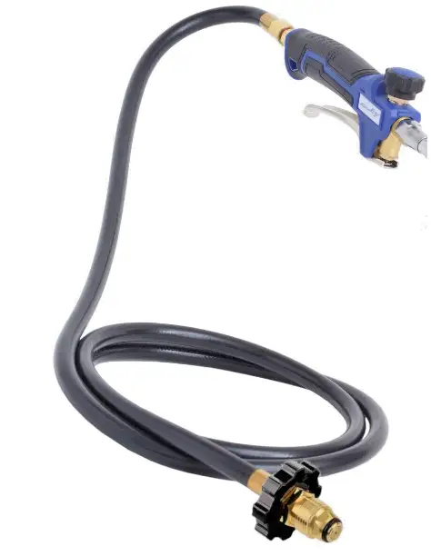 6-FT Hose for YSN320K and YSN340K Propane Weed Torches by Flame King Products