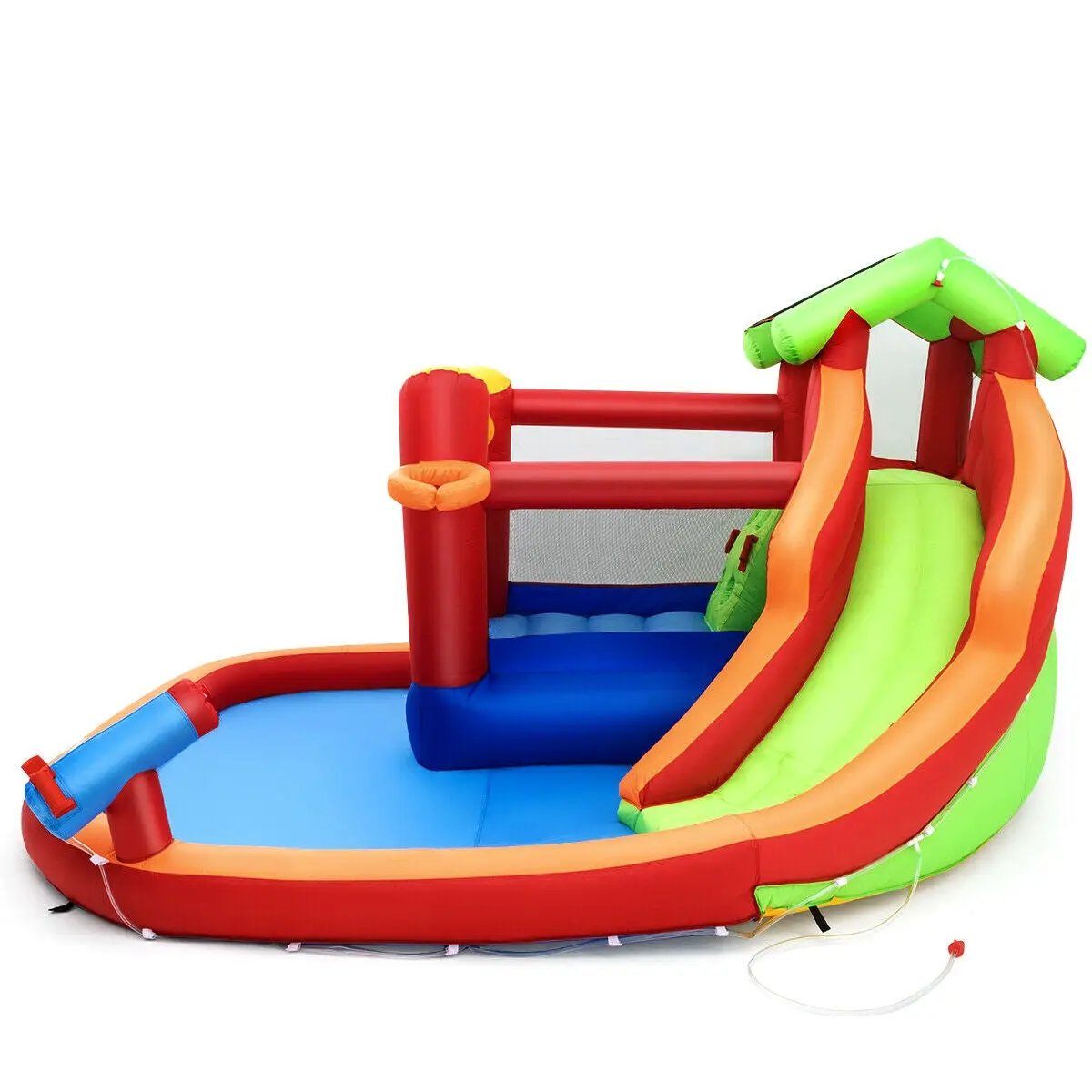 Inflatable Slide Bouncer and Water Park Bounce House Without Blower, photo 15 of 16