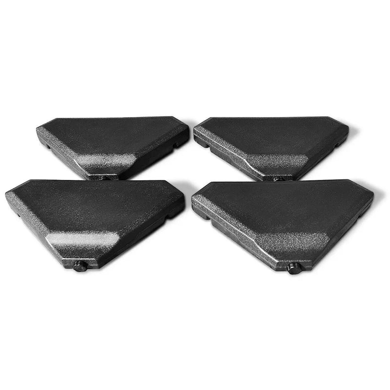 4 Pieces 195 lbs Patio Cantilever Offset Umbrella Base Weight Sand by DirectDeals