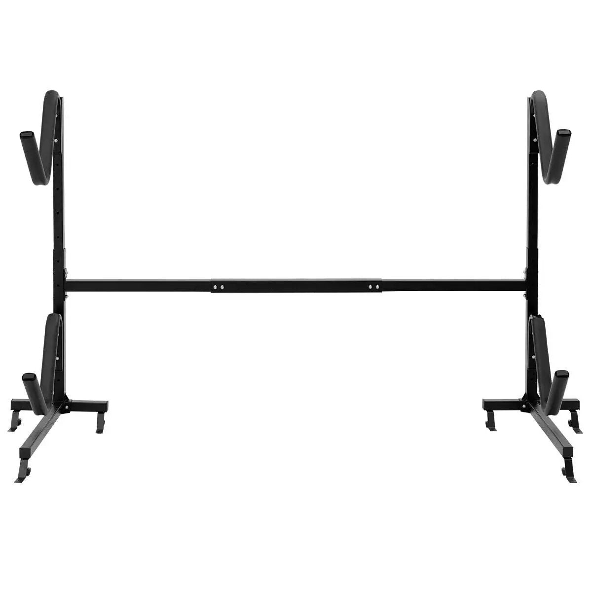 Freestanding Height Adjustable Dual Kayak Storage Rack by DirectDeals