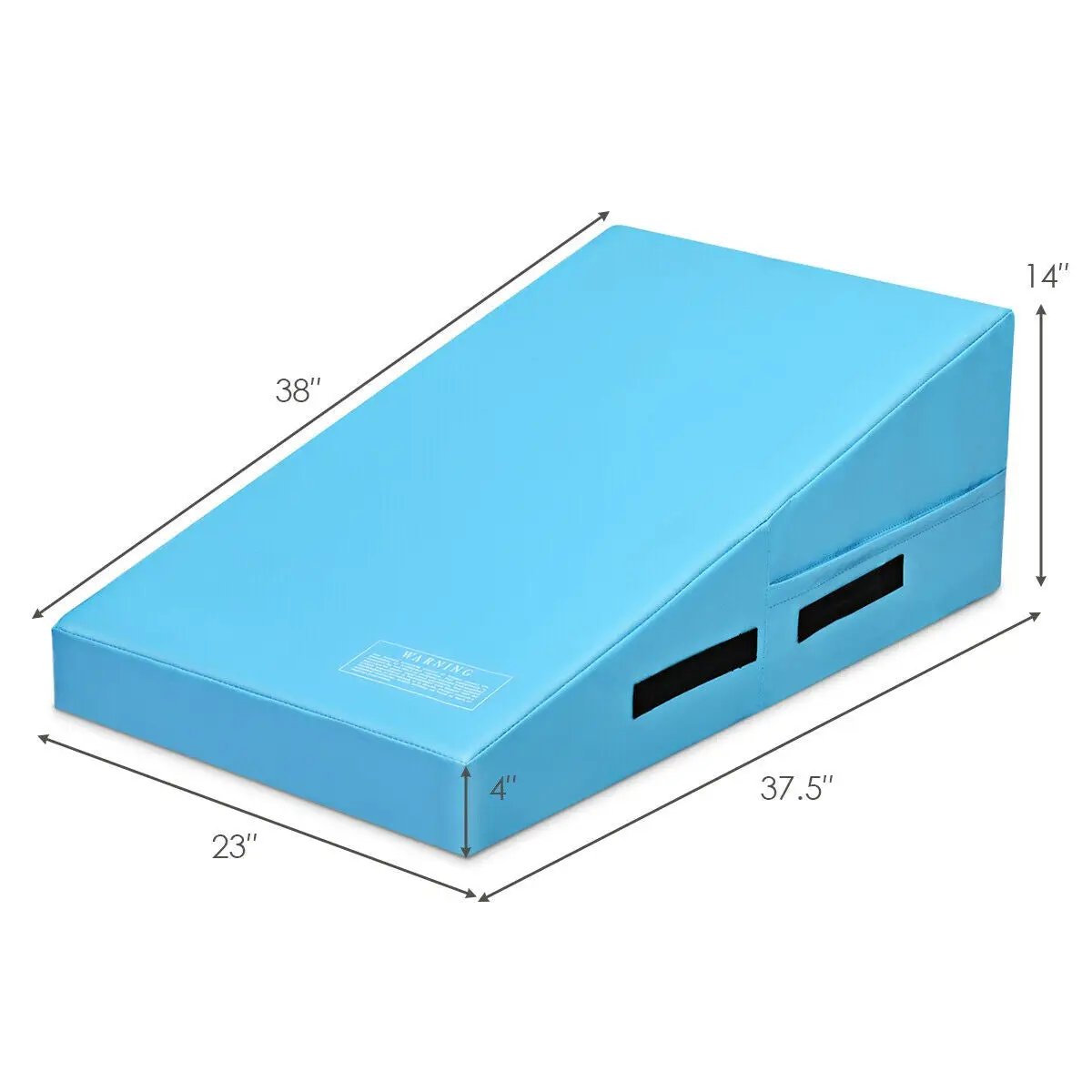 Incline Gymnastics Mat Wedge Ramp Gym Tumbling Exercise Mat by DirectDeals
