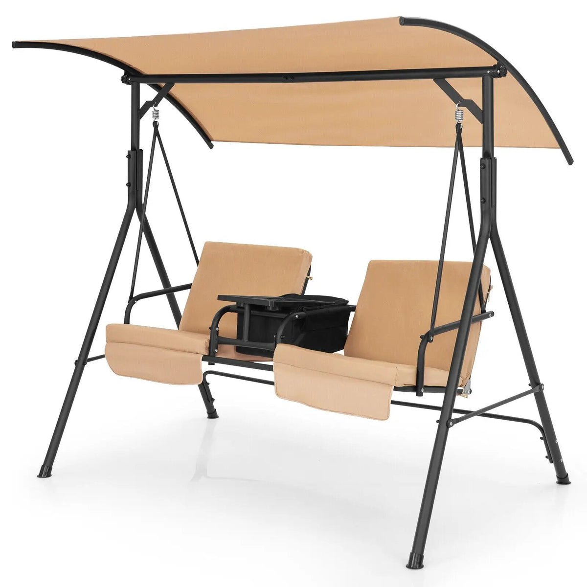 Porch Swing Chair with Adjustable Canopy, photo 4 of 10