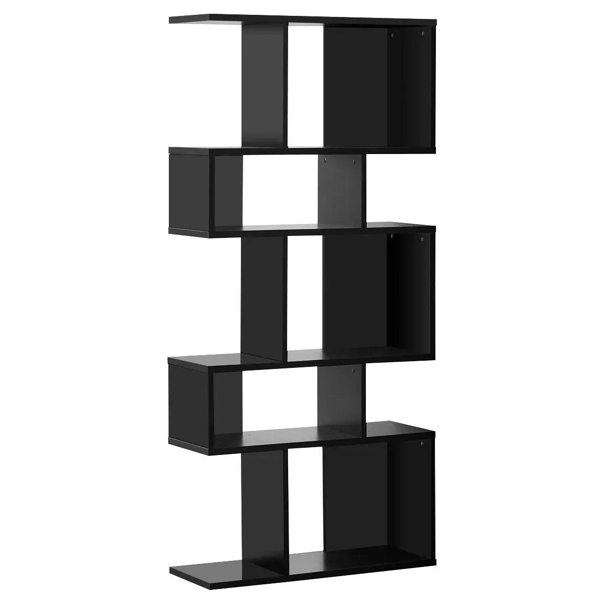 5 Cubes Ladder Shelf Corner Bookshelf Display Rack Bookcase, photo 9 of 10