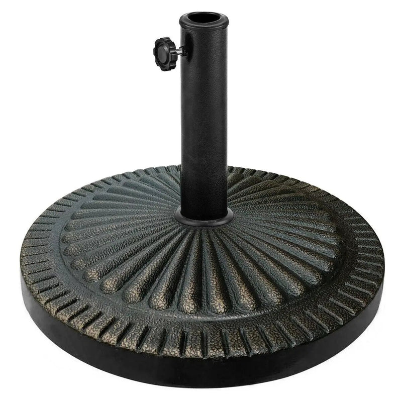 31.5 lbs Market Heavy-Duty Outdoor Stand Bronze Umbrella Base by DirectDeals