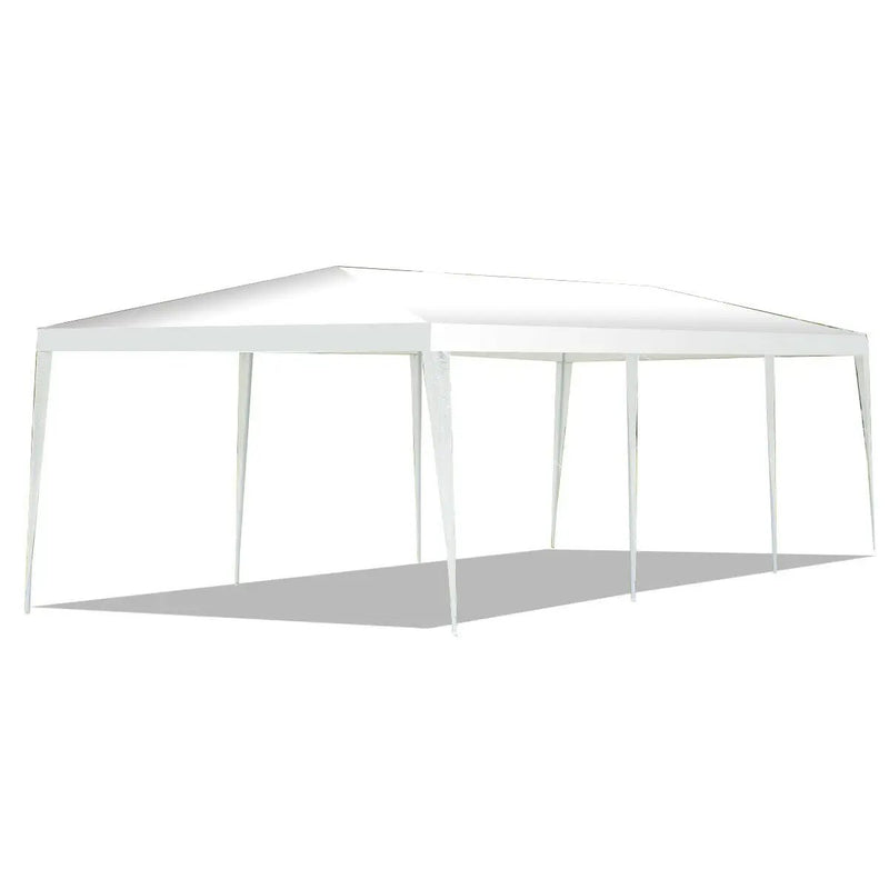 10 x 30 Feet Gazebo Canopy Tent with Connection Stakes and Wind Ropes by DirectDeals
