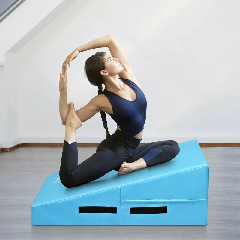 Incline Gymnastics Mat Wedge Ramp Gym Tumbling Exercise Mat by DirectDeals