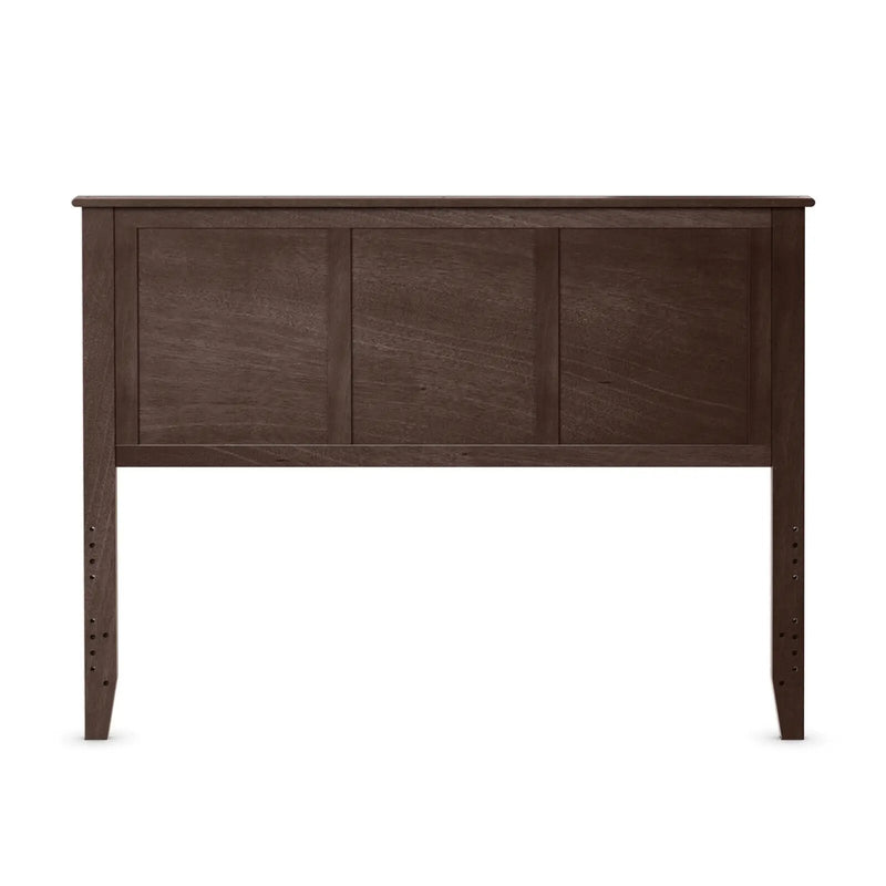 Full Wood Headboard Flat Panel with Pre-drilled Holes and Height Adjustment by DirectDeals
