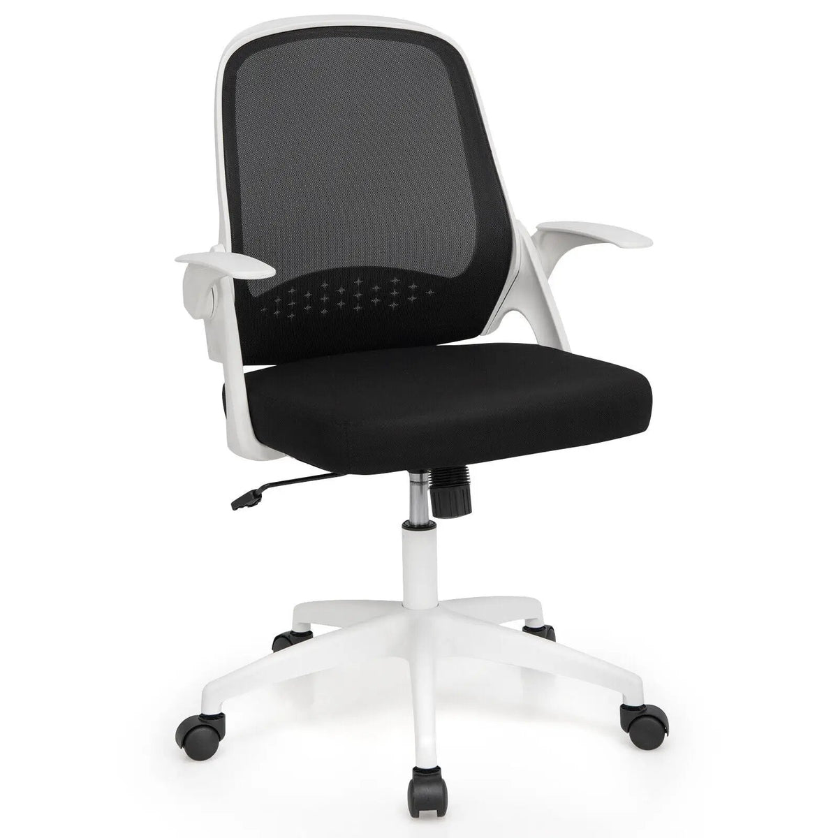 Adjustable Mesh Office Chair Rolling Computer Desk Chair with Flip-up Armrest, photo 9 of 9