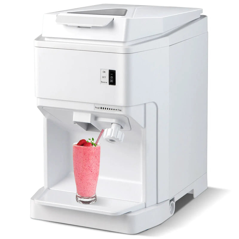 460W Snow Cone Maker Machine Shaver Adjustable-White by DirectDeals