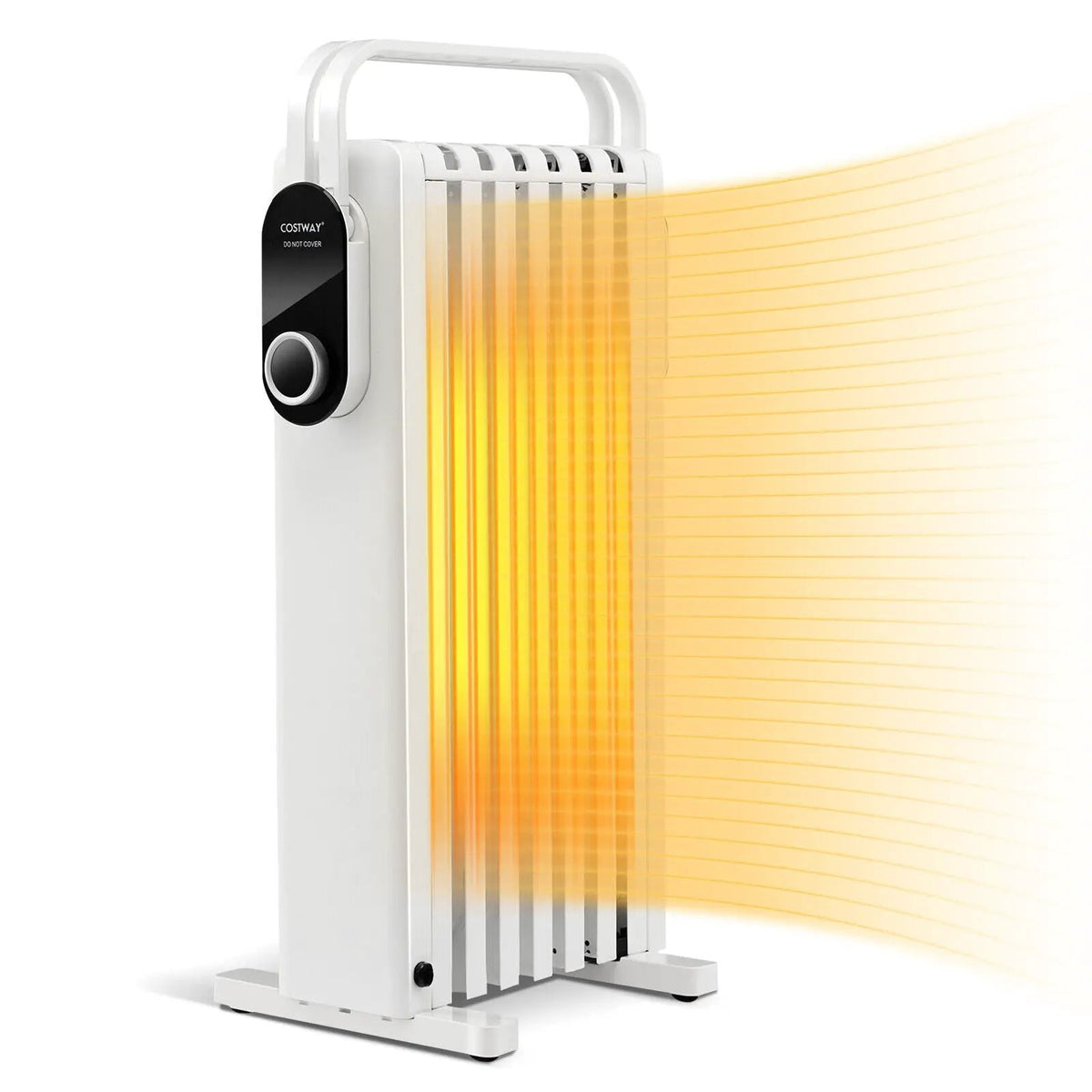 1500W Electric Space Heater Oil Filled Radiator Heater with Foldable Rack, photo 9 of 9
