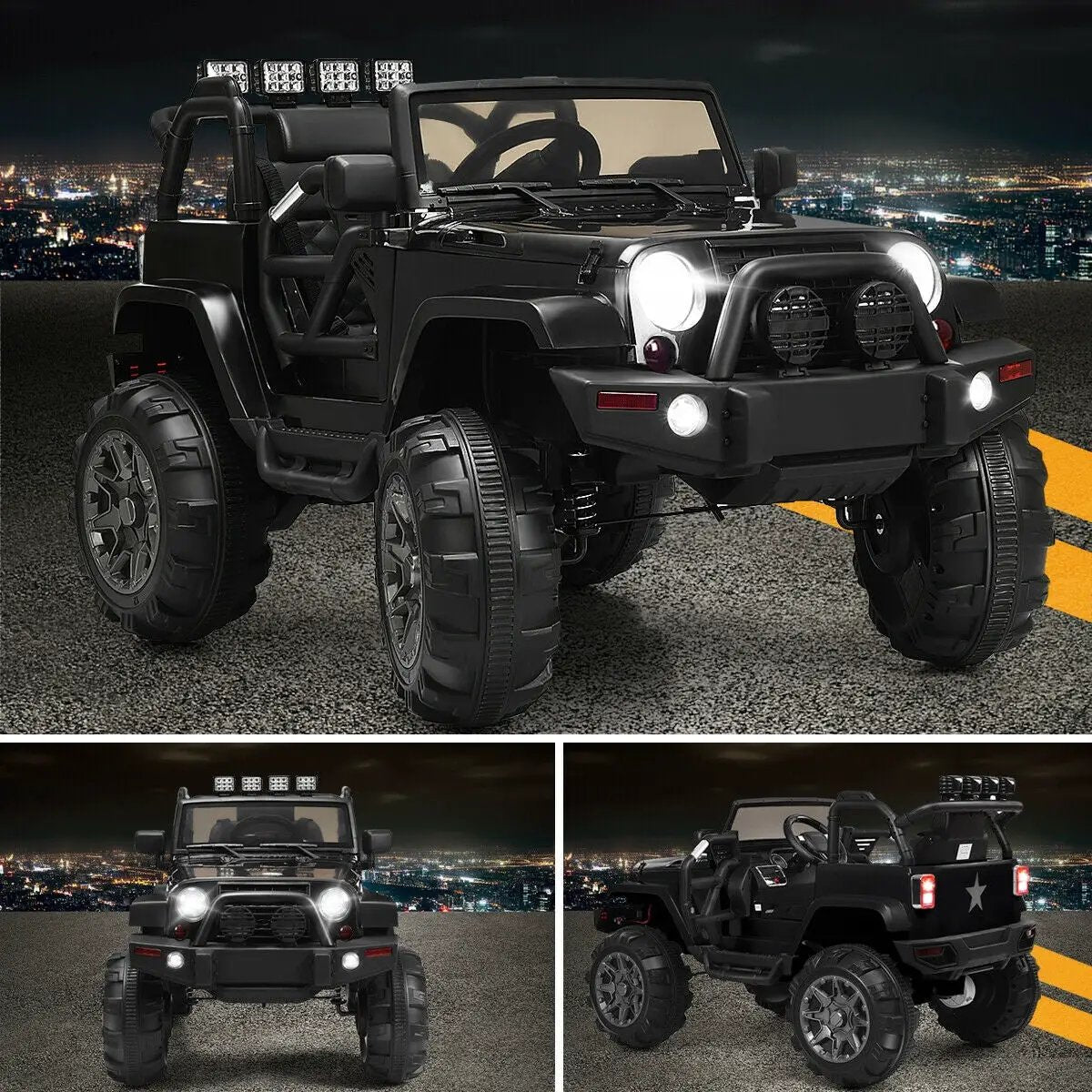 12V Kids Remote Control Riding Truck Car with LED Lights, photo 3 of 11