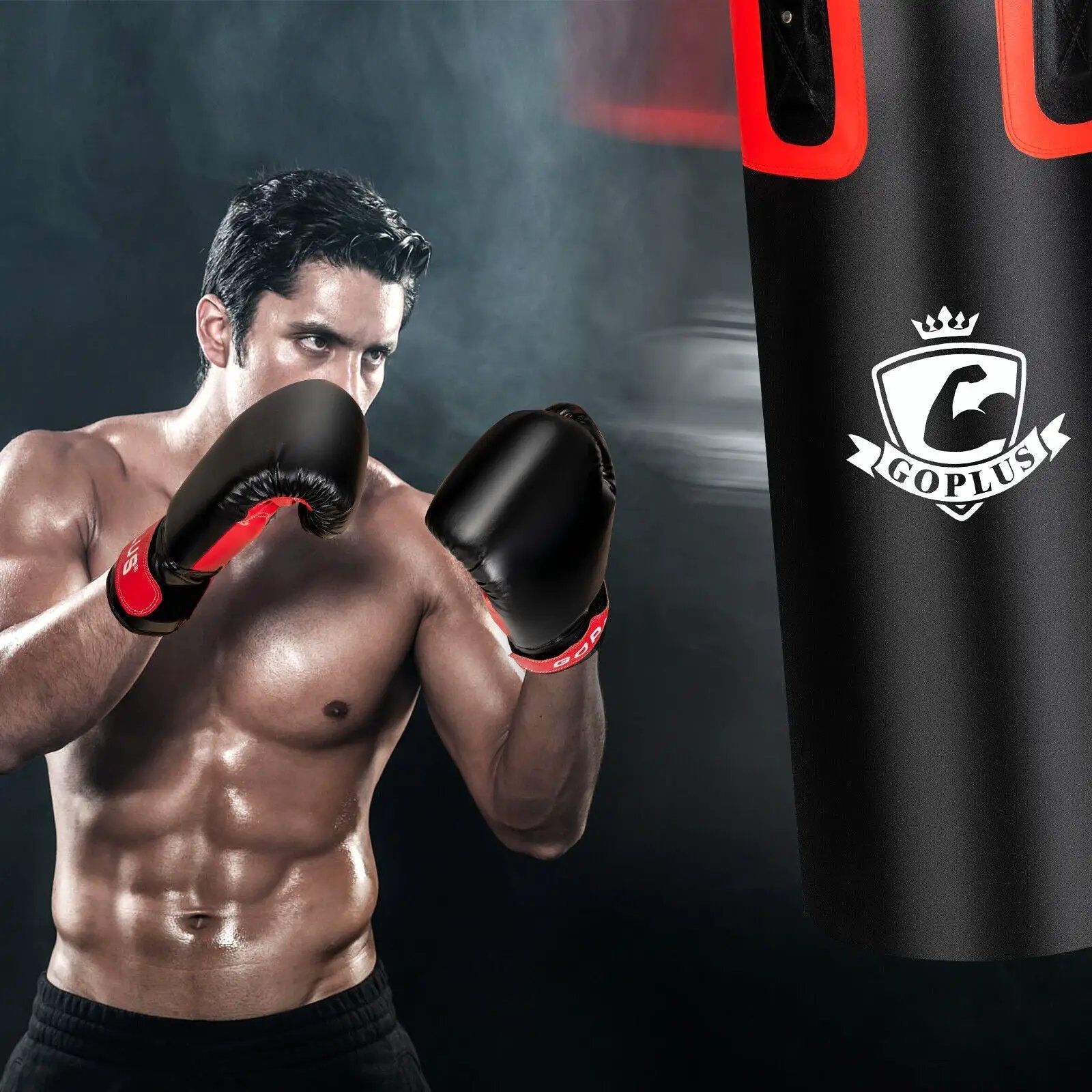 Filled Punching Bag Set by DirectDeals