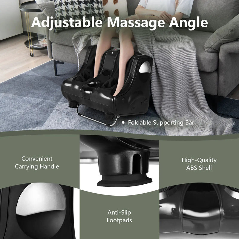 Foot and Calf Massager with Heat Vibration Deep Kneading and Shiatsu by DirectDeals