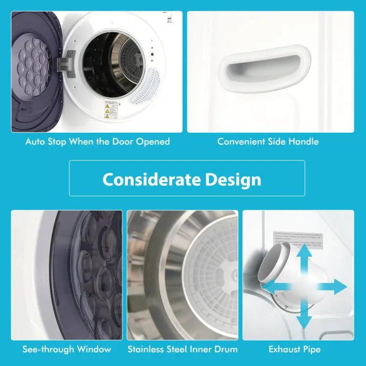 1500W Touch-Control Compact Dryer by DirectDeals