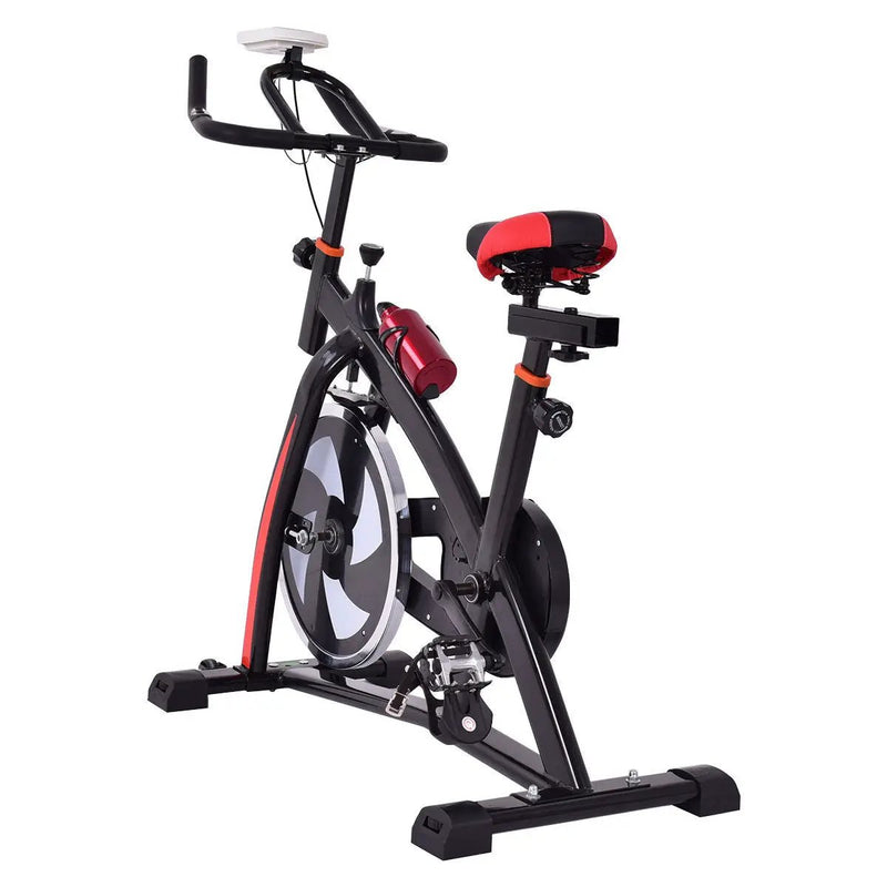 Household Adjustable Indoor Exercise Cycling Bike Trainer with Electronic Meter by DirectDeals