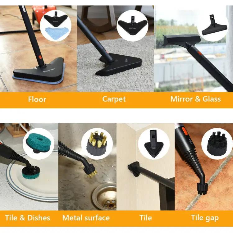 Heavy Duty Multipurpose Steam Cleaner with 18 Accessories by DirectDeals