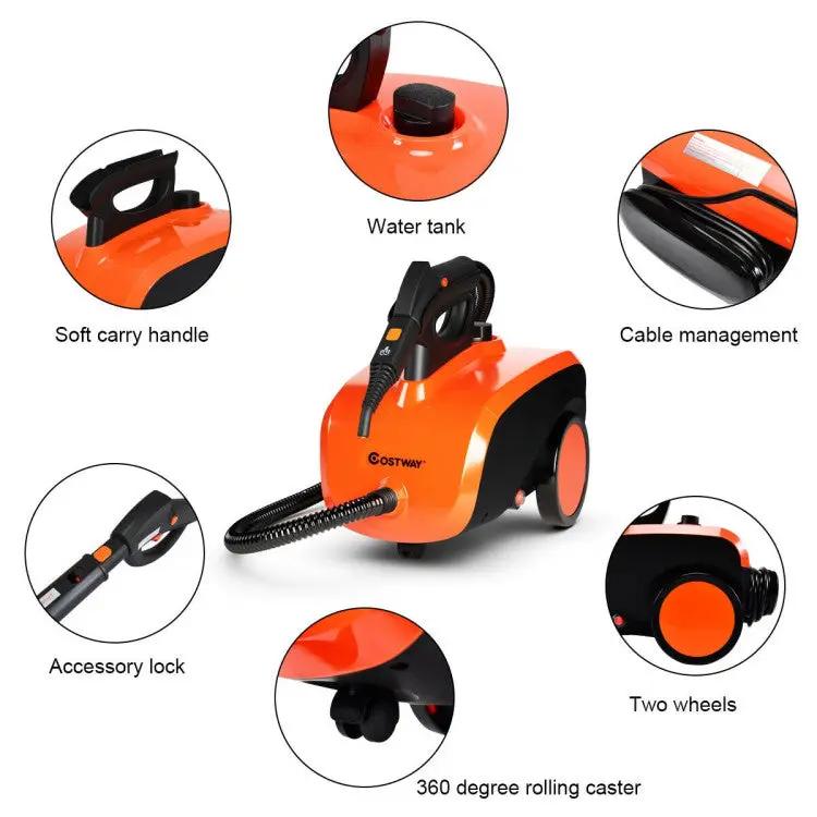 Heavy Duty Multipurpose Steam Cleaner with 18 Accessories by DirectDeals