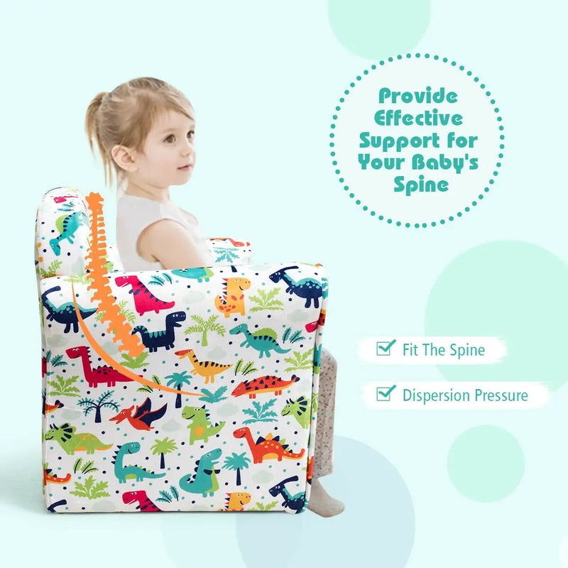 Double Kids Dinosaur Sofa Children Armrest Couch by DirectDeals
