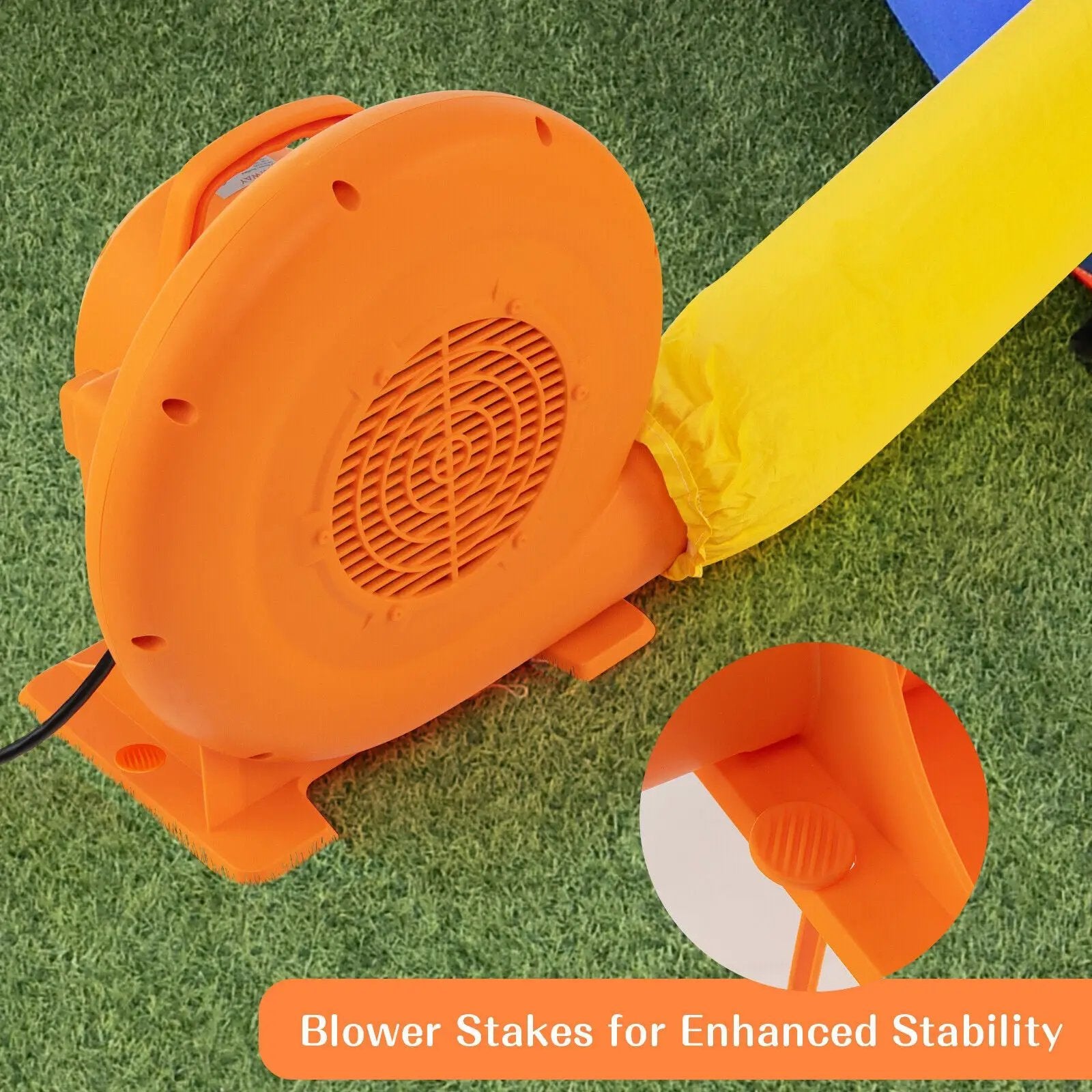 680W Air Blower (1.0HP) for Inflatables with 25 feet Wire and GFCI Plug by DirectDeals
