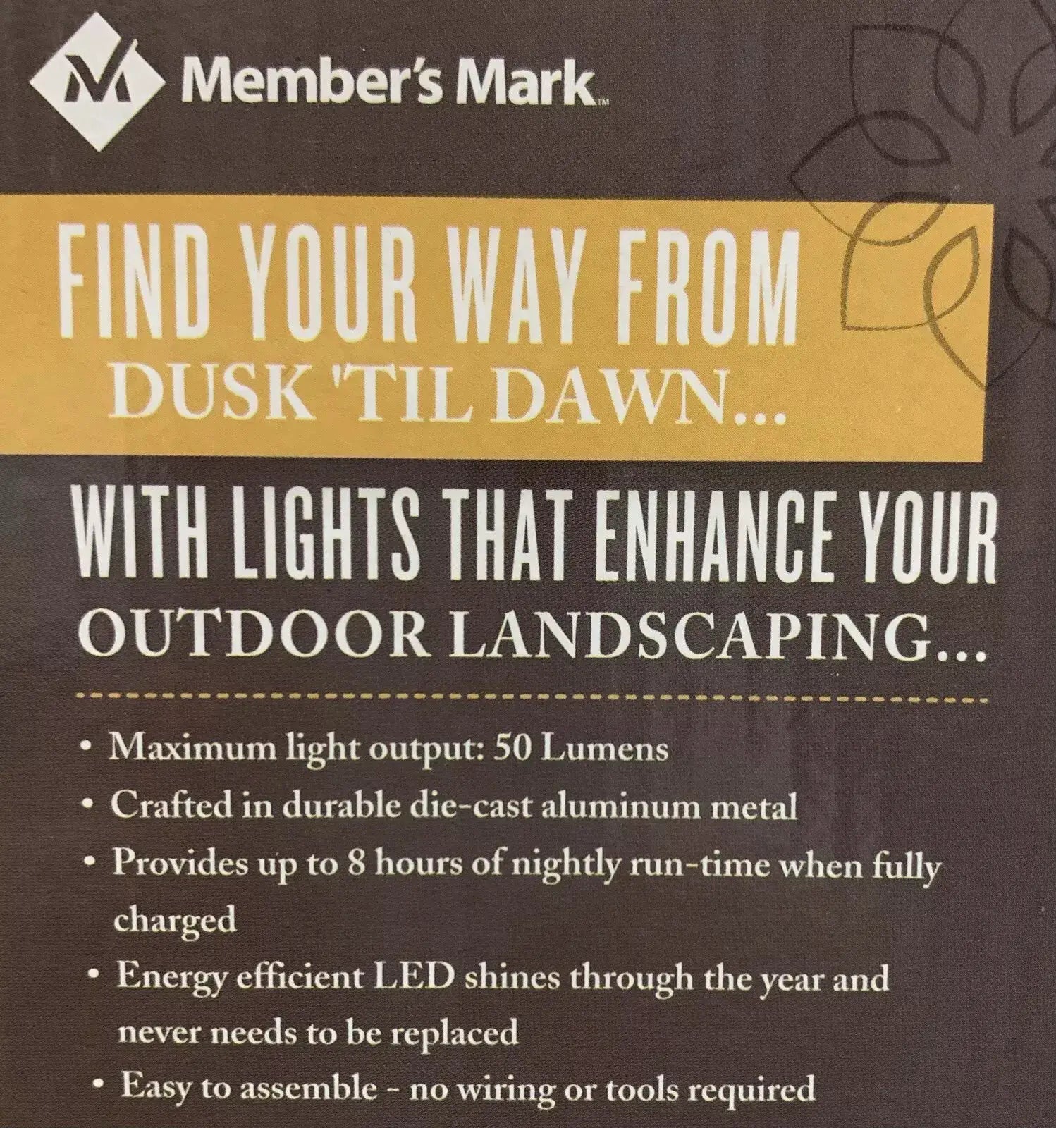 2-Piece LED Solar Spotlights - Oil-Rubbed Bronze 50 Lumen by Outdoor Solar Outlet