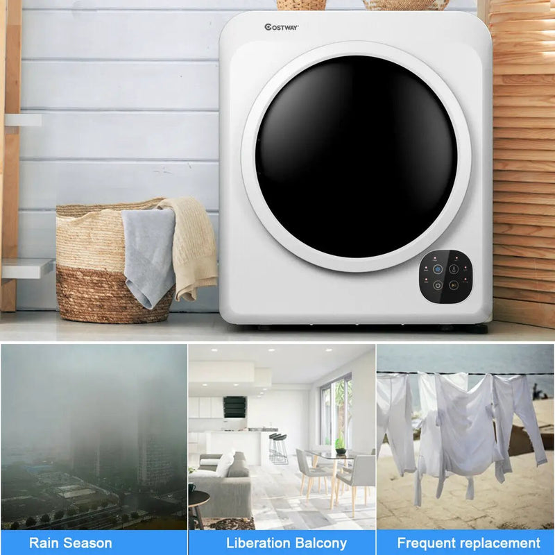 1700W Electric Tumble Laundry Dryer with Steel Tub by DirectDeals