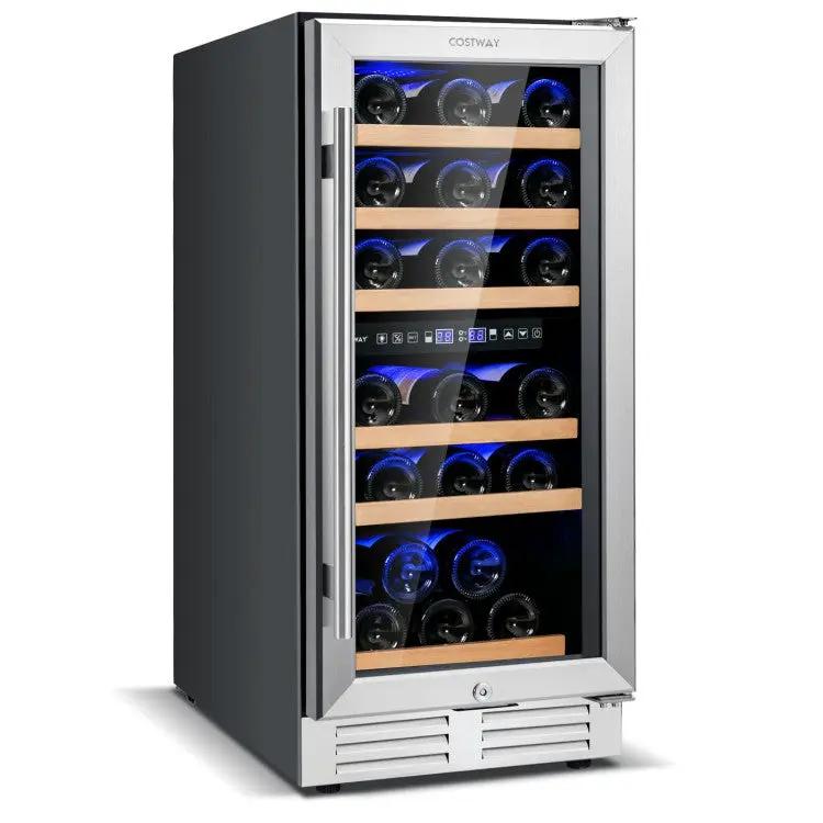 Dual-Zone 30-Bottle Wine Cooler by DirectDeals