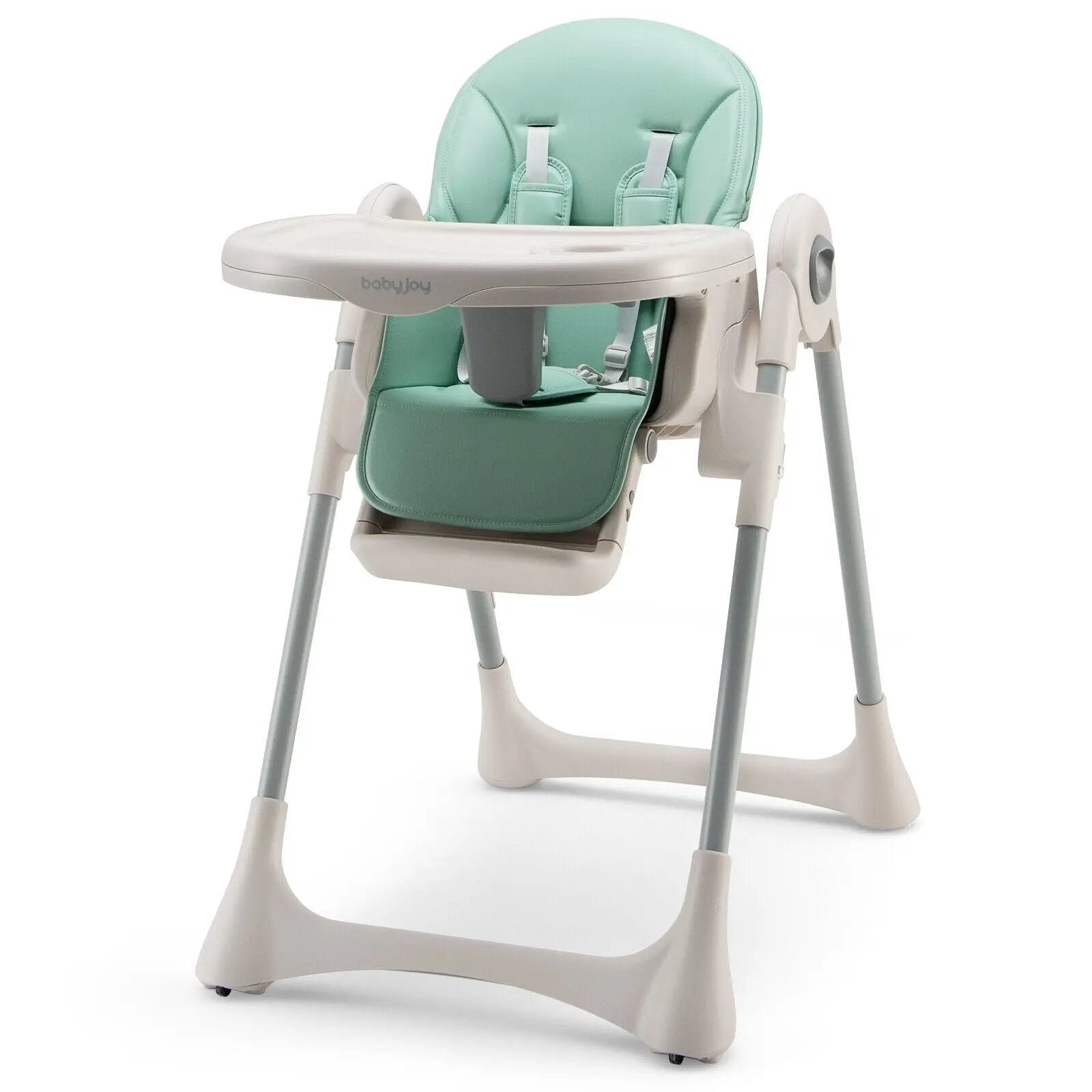 Baby Folding High Chair Dining Chair with Adjustable Height and Footrest by DirectDeals