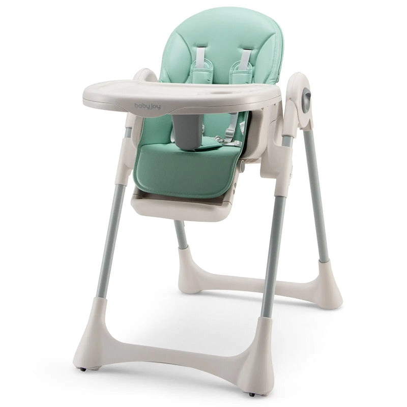 Baby Folding High Chair Dining Chair with Adjustable Height and Footrest by DirectDeals