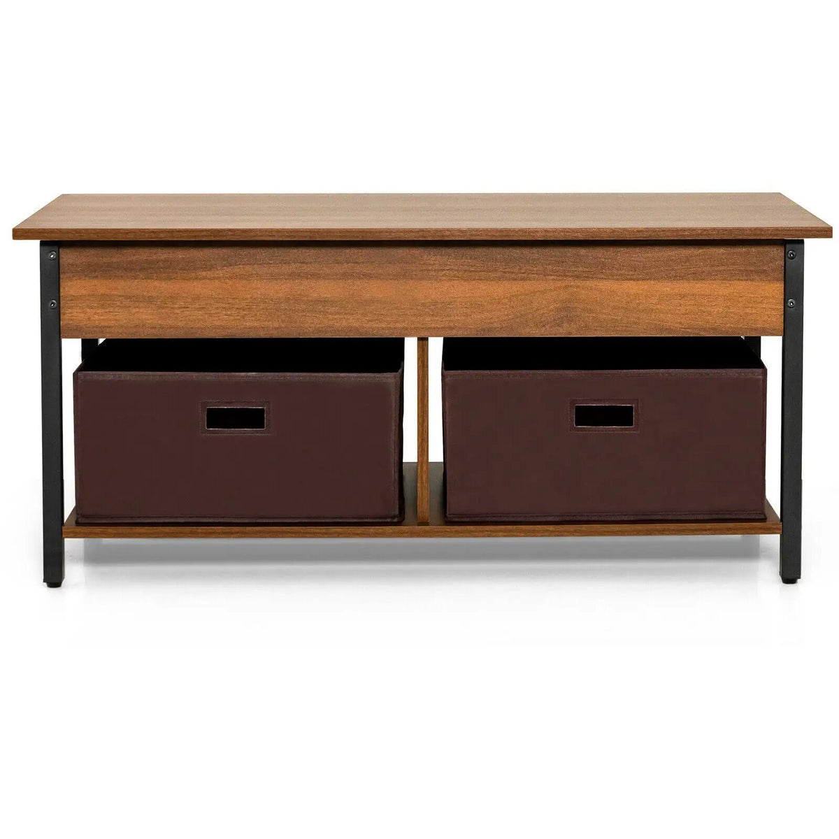 Lift Top Coffee Table Central Table with Drawers and Hidden Compartment for Living Room, photo 21 of 24