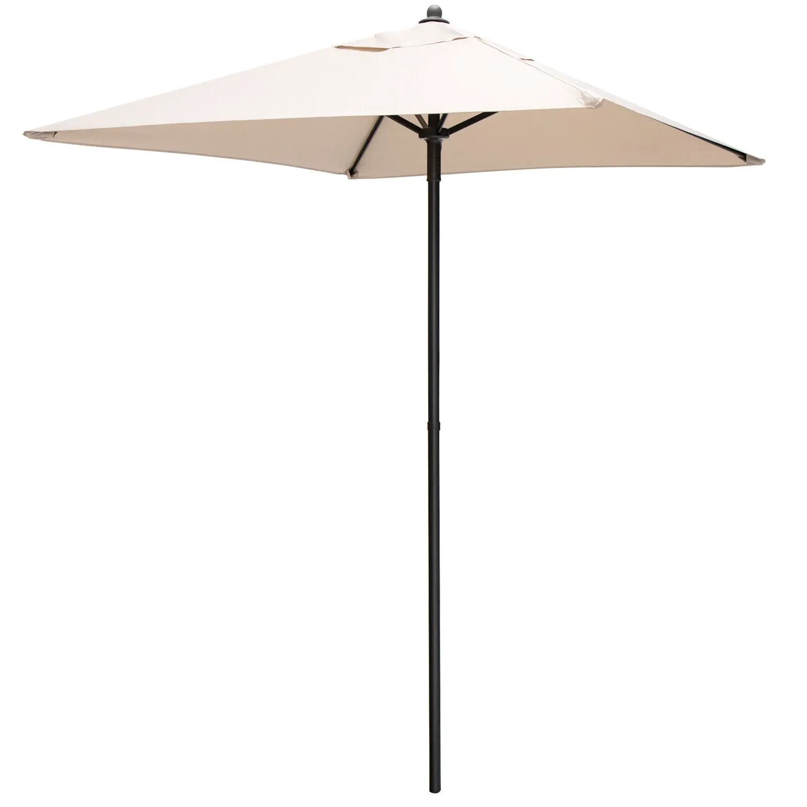 5 Feet Patio Square Market Table Umbrella Shelter with 4 Sturdy Ribs by DirectDeals