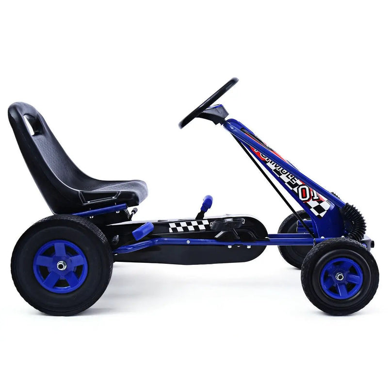 4 Wheels Kids Ride On Pedal Powered Bike Go Kart Racer Car Outdoor Play Toy by DirectDeals